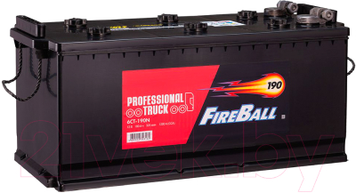 Автомобильный аккумулятор FireBall 6CT-190N конус (190 А/ч)
