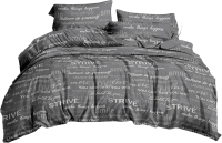 Комплект постельного белья PANDORA №5044 2.0 с европростыней (полисатин) - 