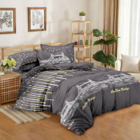 Комплект постельного белья PANDORA №5002 2.0 с европростыней (полисатин) - 