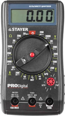 Мультиметр цифровой Stayer ProDigital 45310