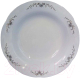 Тарелка столовая обеденная Cmielow i Chodziez Камелия OK01190-OMAZ2303 (серый орнамент) - 