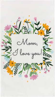 Полотенце Доляна Mom I love you / 7690555 - 
