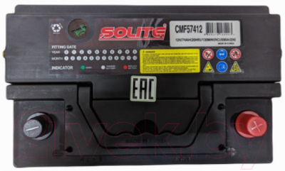 Автомобильный аккумулятор Solite CMF57412 (74 А/ч)