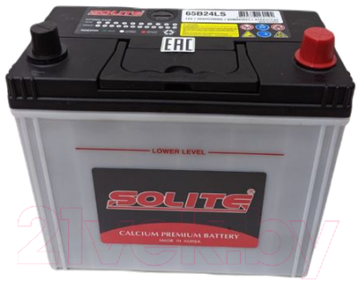 Автомобильный аккумулятор Solite 65B24LS (50 А/ч)