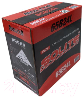 Автомобильный аккумулятор Solite 65B24L (50 А/ч)
