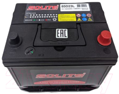Автомобильный аккумулятор Solite 85D23L B/H (70 А/ч)
