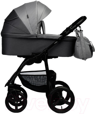 Детская универсальная коляска INDIGO Impulse 2 в 1 (Im 03, темно-серый/светло-серый)