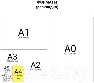 Набор альбомов для рисования Brauberg Природа / 880035 (4шт)