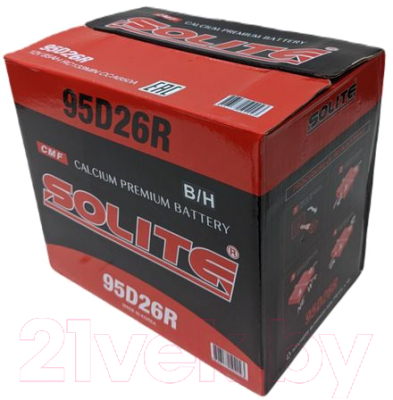 Автомобильный аккумулятор Solite 95D26R B/H (85 А/ч)