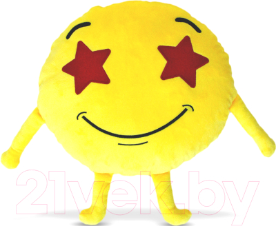 Мягкая игрушка Babydream Смайлик (35см, звезда)