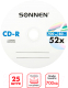Миниатюра изображения товара Набор дисков CD-R Sonnen 700Mb 52x (25шт)