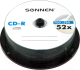Миниатюра изображения товара Набор дисков CD-R Sonnen 700Mb 52x (25шт)