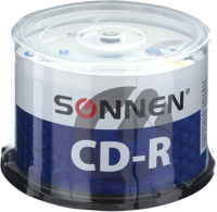 Набор дисков CD-R Sonnen 700Mb 52x (50шт) - 