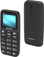 Мобильный телефон Maxvi B110 (черный) - 