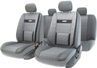 Комплект чехлов для сидений Autoprofi Comfort COM-1105GP D.GY/D.GY (черный/серый) - 