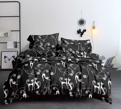 Изображение товара Комплект постельного белья PANDORA №076 1.5 (полисатин)