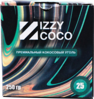 Уголь для кальяна Izzy Coco Кокосовый 25мм (18шт) - 