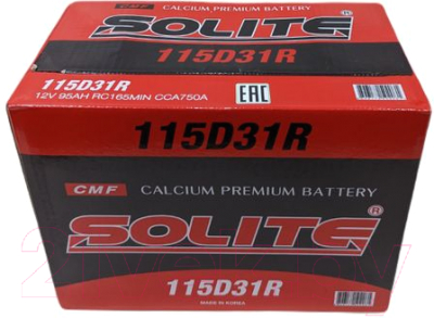 Автомобильный аккумулятор Solite 115D31R (95 А/ч)