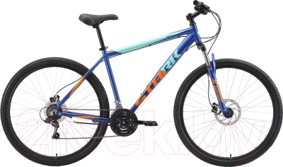 Велосипед STARK Tank 29.1 HD 2023 (18, темно-синий/оранжевый/голубой)