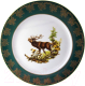 Тарелка столовая обеденная Cmielow i Chodziez Астра 1051/1 / 0D01390 (охота зеленый) - 