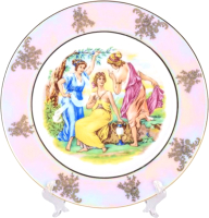 Тарелка столовая обеденная Cmielow i Chodziez Астра 25877 / 0D01390 (мадонна) - 