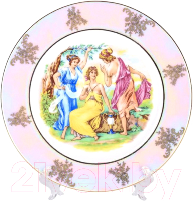 Тарелка столовая обеденная Cmielow i Chodziez Астра 25877 / 0D01390 (мадонна)