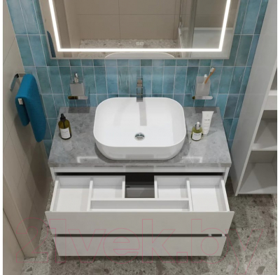 Тумба с умывальником BelBagno KRAFT100BO-KEPMGL-1302-SET