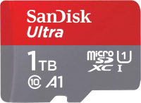 

Карта памяти SanDisk, Ultra MicroSDXC 1TB (SDSQUAC-1T00-GN6MA)