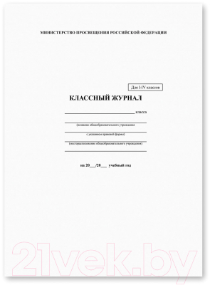 Журнал классного руководителя Brauberg 1-4 класс / 125140