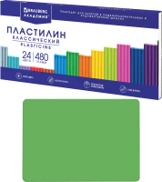 Пластилин Brauberg Классический + доска для лепки / 880565 (24цв) - 