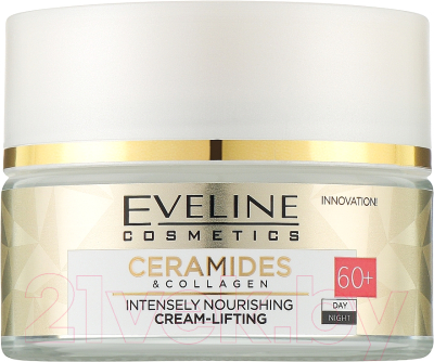 Крем для лица Eveline Cosmetics Ceramides&Collagen Интенсивно питательный лифтинг 60+ (50мл)