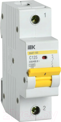 Выключатель автоматический IEK ВА47-150 1Р 125А 15кА C / MVA50-1-125-C