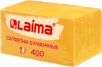 Бумажные салфетки Laima Big Pack / 114726 (400шт, желтый) - 
