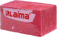 Бумажные салфетки Laima Big Pack / 114727 (400шт, красный) - 