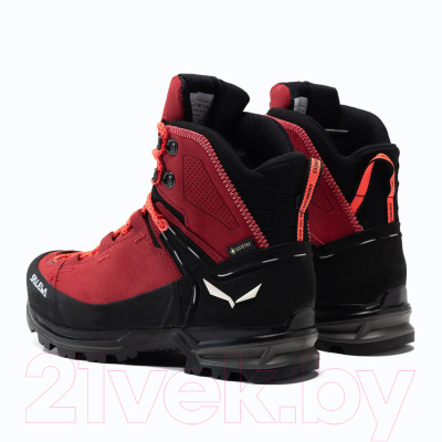 Трекинговые ботинки Salewa Mtn Trainer 2 Mid Gtx W / 61398-6840 (р.6, Red Dahlia/Black)