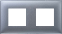 Рамка для выключателя DKC Avanti 4404904 (закаленная сталь) - 