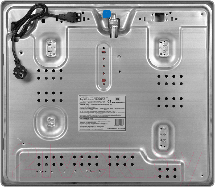 Газовая варочная панель Maunfeld EGHS.64.73CS/G