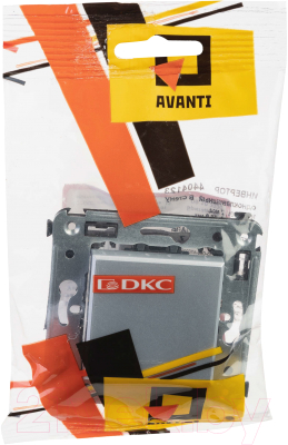 Выключатель DKC Avanti 4404123 (закаленная сталь)
