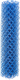 Сетка-рабица Белзабор ПВХ D 2.4мм 1.5x10м (ячейка 55x55мм, синий) - 