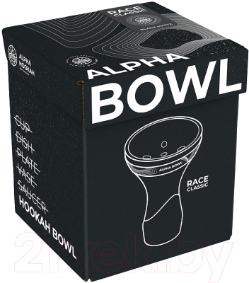 Чаша для кальяна Alpha Hookah Bowl Race Classic DF / AHR02883 (Black Matte)