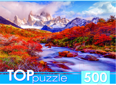 Пазл Top Puzzle Прогулка к горе Фицрой / ШТТП500-2710 (500эл)