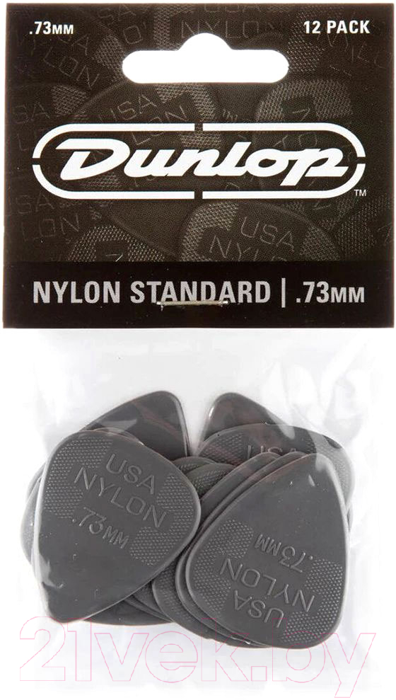 Набор медиаторов Dunlop Manufacturing 44P.73 Nylon — фото 1