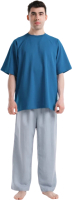Пижама GoodNight 420692 (S-M, серый) - 