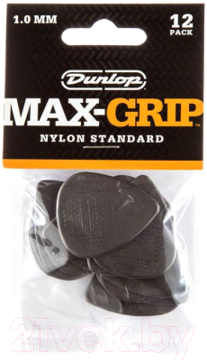 Набор медиаторов Dunlop Manufacturing 449P1.0 Max-Grip Nylon Standard