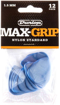 Набор медиаторов Dunlop Manufacturing 449P1.5 Max-Grip Nylon Standard