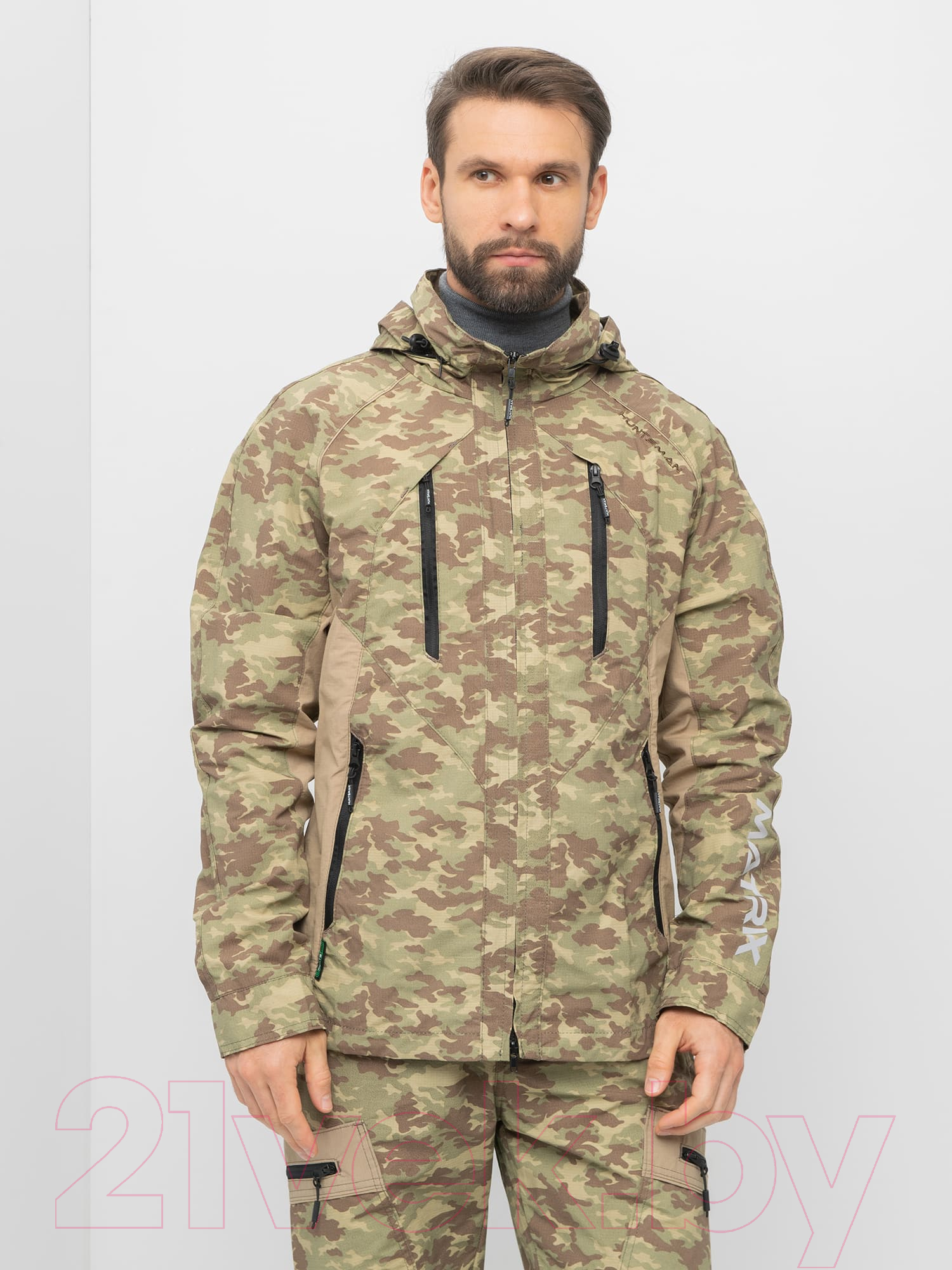 Костюм для охоты и рыбалки Huntsman Матрица КМФ(MV-23) Nylon Cotton (р-р 52-54/170) — фото 5
