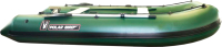 Надувная лодка Polar Bird Merlin PB-385M ПБ43 стеклокомпозит (зеленый) - 