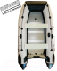 Миниатюра изображения товара Надувная лодка Polar Bird Merlin PB-385M ПБ46 стеклокомпозит (черный/белый)