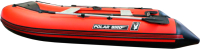 Надувная лодка Polar Bird Merlin PB-385M ПБ48 стеклокомпозит (черный/красный) - 