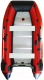 Миниатюра изображения товара Надувная лодка Polar Bird Merlin PB-385M ПБ48 стеклокомпозит (черный/красный)